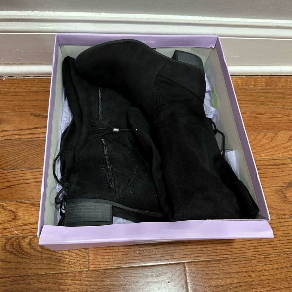 Madden Girl suede over the knee boots